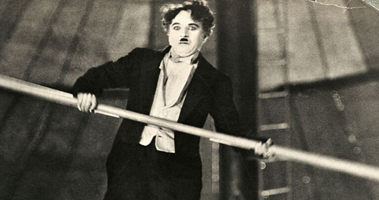Charlie Chaplin on a Tightrope