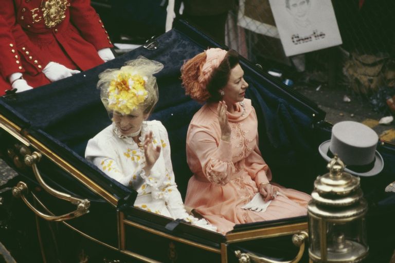Princess Anne and Princess Margaret