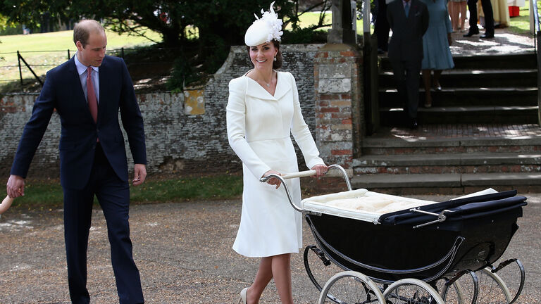 Duchess Of Cambridge Christening Of Princess Charlotte