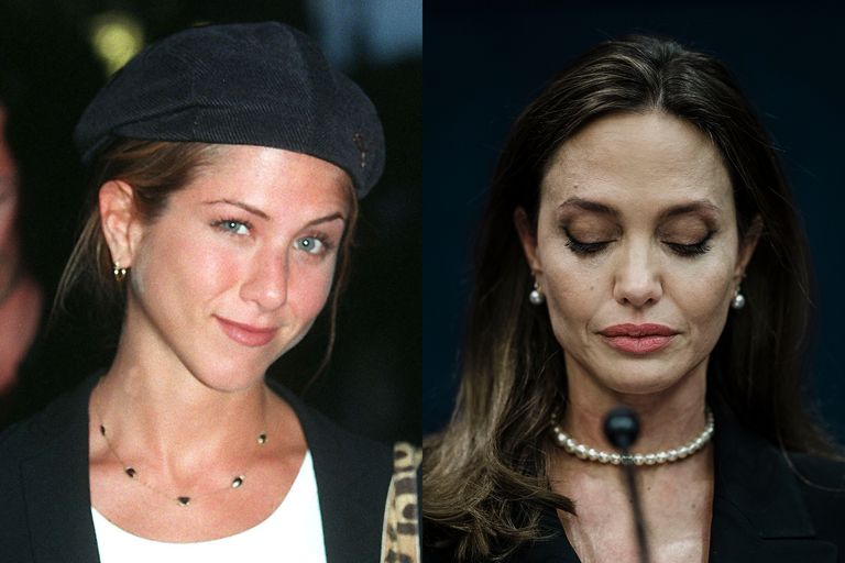 Jennifer Aniston and Angelina Jolie