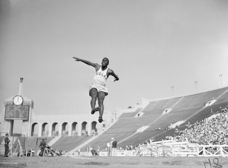 long jumper Jackie Robinson