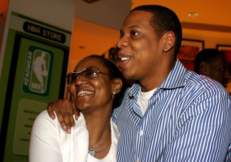 Jay Z and his mom