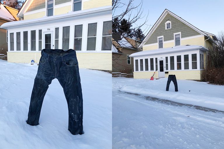frozen pants