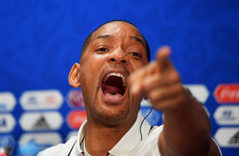 https://www.gettyimages.co.uk/detail/news-photo/will-smith-reacts-at-a-closing-ceremony-press-conference-news-photo/997681818 Will Smith