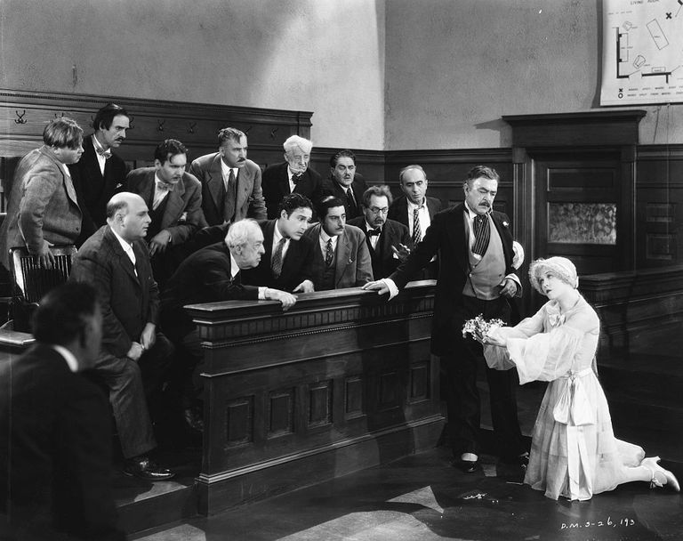 woman in court