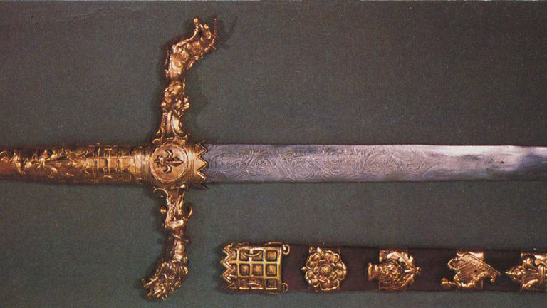 https://www.gettyimages.co.uk/detail/news-photo/great-sword-of-state-with-scabbard-1953-the-piece-was-news-photo/918918388