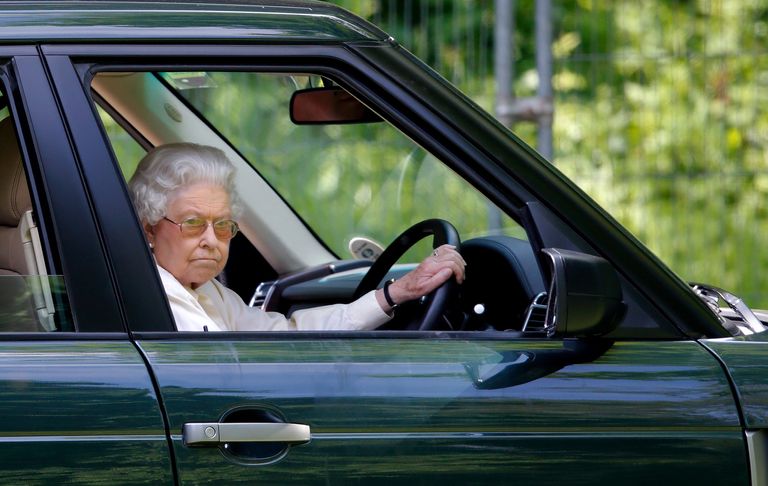 https://www.gettyimages.co.uk/detail/news-photo/queen-elizabeth-ii-seen-driving-her-range-rover-car-as-she-news-photo/1256346394