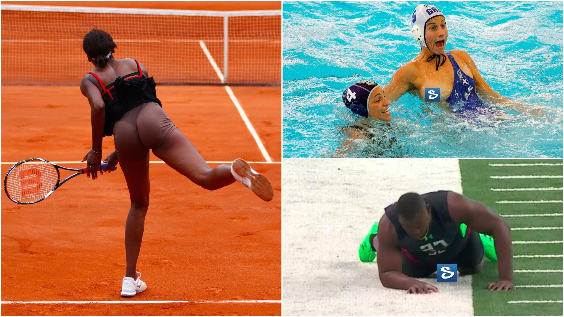 20 of the Most Hilarious Wardrobe Malfunctions to Happen to Athletes.
